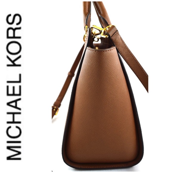 NWT authentic MK genuine leather Brandi satchel - Picture 3 of 6